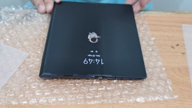 Anti Gores Huawei Mate Xs/x Screen Protector Membrane Hydrogel Install