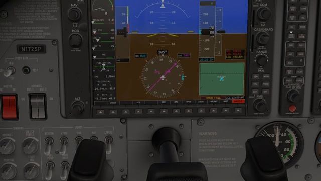 Предполетный осмотр Cessna 172S. Фрагмент с учебного видеофильма.