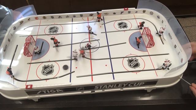 Stiga table top rod hockey Canadian division tournament quarter-final round. смотреть онлайн