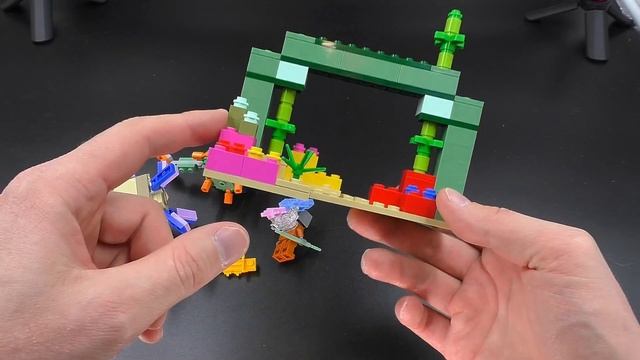 LEGO MineCraft 21180 The Guardian Battle Лего 21180 Маинкрафт смотреть онлайн