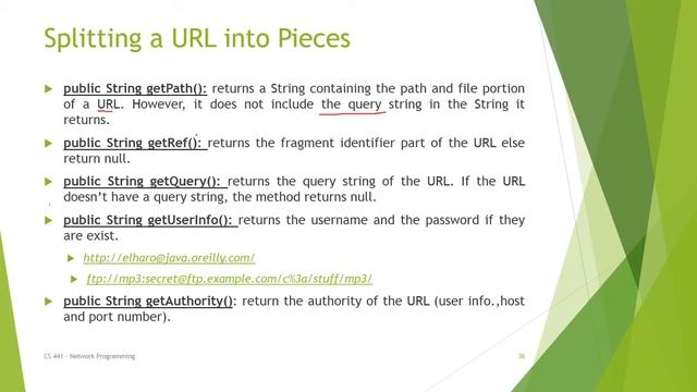 CS441_Ch5_URL and URI_in_Java_ part2 смотреть онлайн