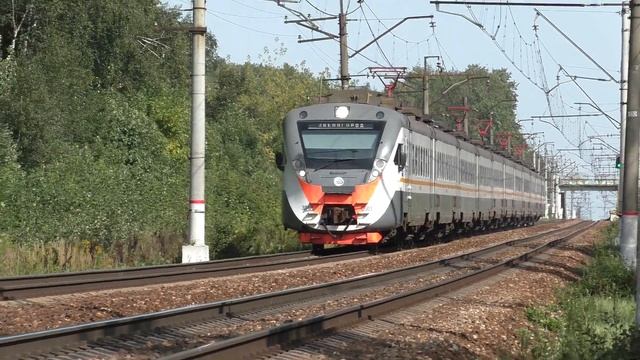 Электропоезд ЭД4М-0501 ЦППК перегон Одинцово - Голицыно смотреть онлайн