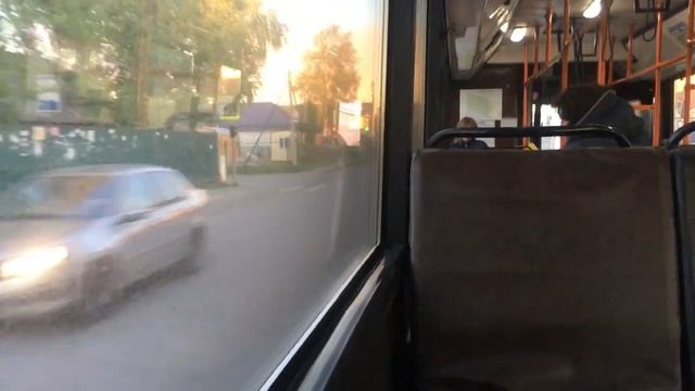 Поездка на автобусе МАЗ 103.075. Город Нижневартовск. Маршрут 4. смотреть онлайн