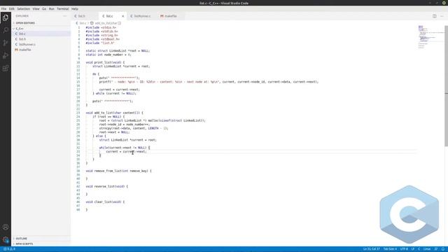 [Programmierworkshop] - Lineare Verkettete Liste / Linked List - C/Python 3 смотреть онлайн