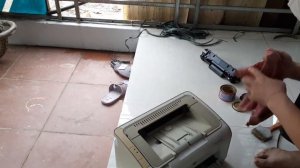 Clean the HP Laserjet p1005 printer for a long period of inactivity