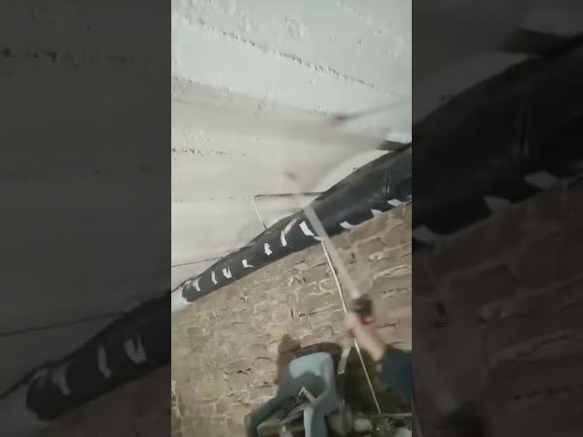 Покраска потолка с помощью окрасочного аппарата #Yokiji120 смотреть онлайн