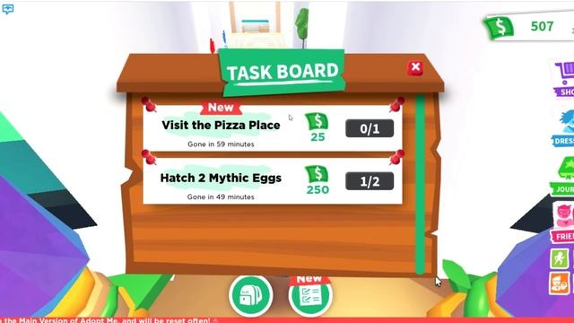 *NEW* ADOPT ME *TASK BOARD* EARN MORE BUCKS! (roblox) Test Server Tea смотреть онлайн