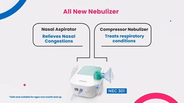 Omron's 1st Nebulizer With Nasal Aspirator - Omron Duobaby