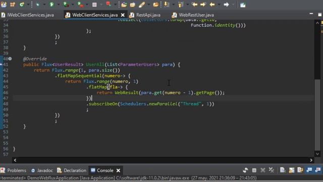 Java Reactivo WebFlux Mono Flux Video 10 смотреть онлайн