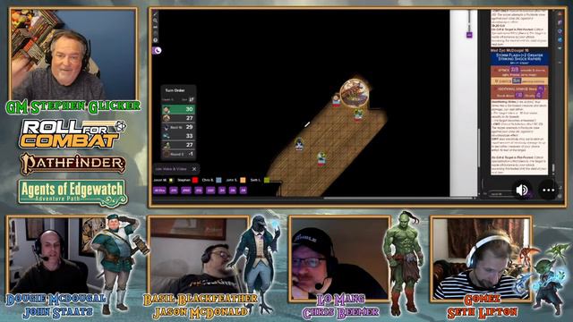 Pathfinder 2e Agents of Edgewatch LIVE! - Death Times Two! | Roll For Combat смотреть онлайн