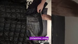 Как отремонтировать низ жилета на подкладке?