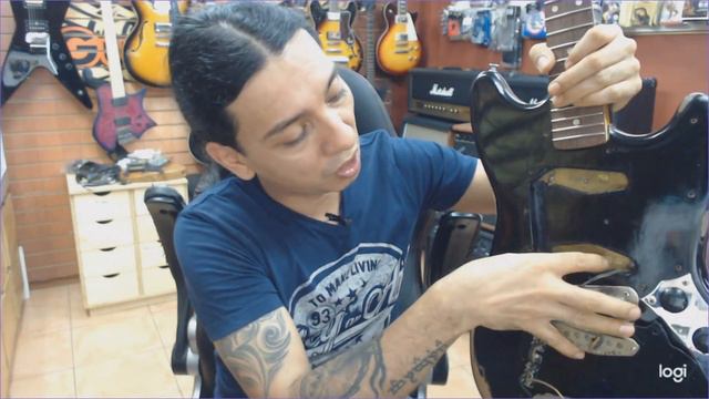 FENDER de 1965 guitarra de 56 años autentica vintage смотреть онлайн