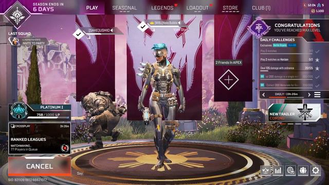 【Apex Legend】ss19 Kings Canyon Day 7 смотреть онлайн