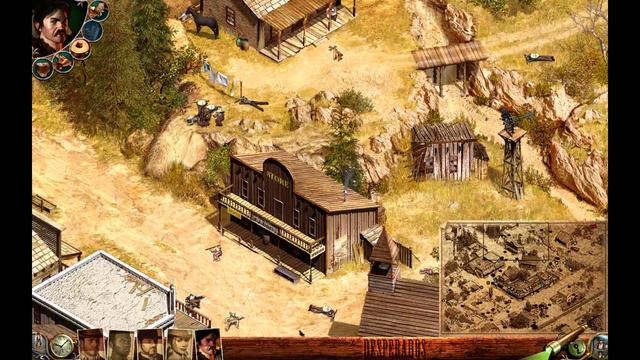 Прохождение игры : Desperados: Wanted Dead or Alive , ПК . Часть 4. смотреть онлайн