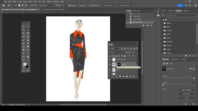 Tutorial Photoshop: Fill Color [Option 2: Change Pattern Size and Color] смотреть онлайн