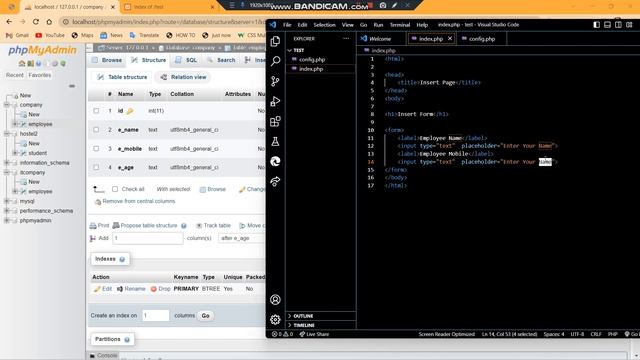 PHP #Part1& SQL .INSERT SELECT ,UPDATE, DELETE TAMIL 2023 PART-1 смотреть онлайн
