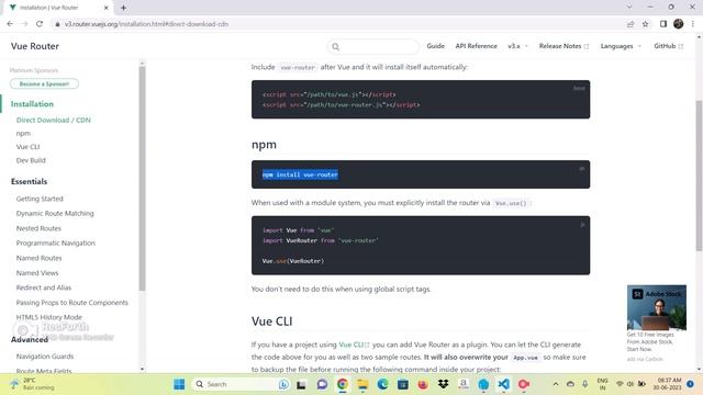 Step 4- Install Vue Router In Laravel Setup смотреть онлайн