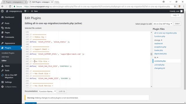 Increase 512MB Upload Limit for All-in-one WP Migration Plugin смотреть онлайн