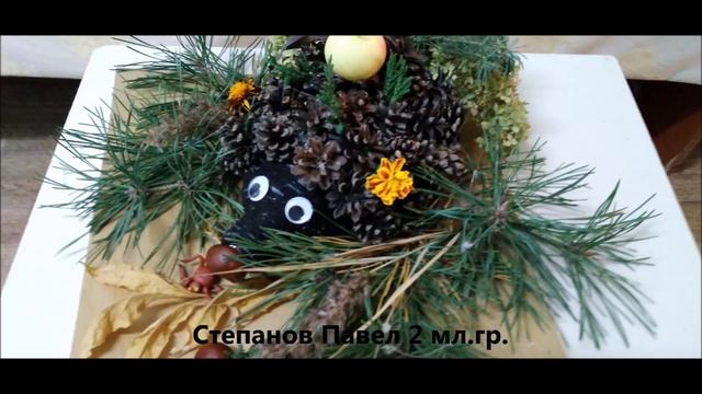 Творческий конкурс детских поделок из природного материала и овощей "Животный мир" 2021 смотреть онлайн