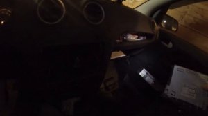 Перегорела лампа панели управления печки. Ford Fusion