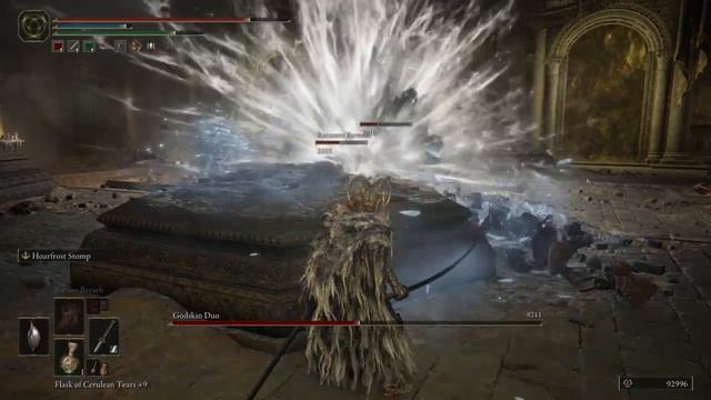 ELDEN RING Godskin Duo Boss Fight with Recusant Bernahl смотреть онлайн