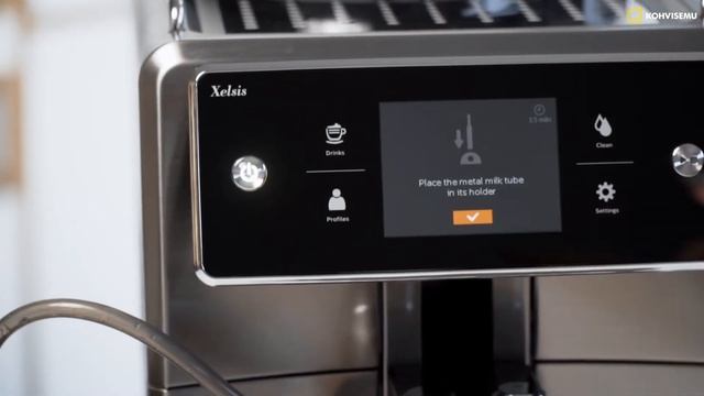 Saeco Xelsis. Kohvimasina katlakivieemaldus смотреть онлайн