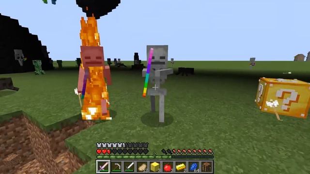 КАК СКРАФТИТЬ РАДУЖНЫЙ МЕЧ БОГА 2 ? КАК ПОЛУЧИТЬ СЕКРЕТНЫЕ ПРЕДМЕТЫ В MINECRAFT ЗАЩИТА НУБА смотреть онлайн