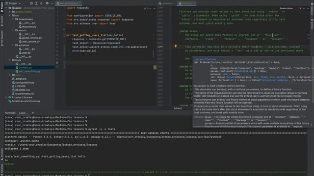Урок для начинающих по PyTest #4.1 | Fixtures, conftest. Зачем они и как с ними работать. смотреть онлайн