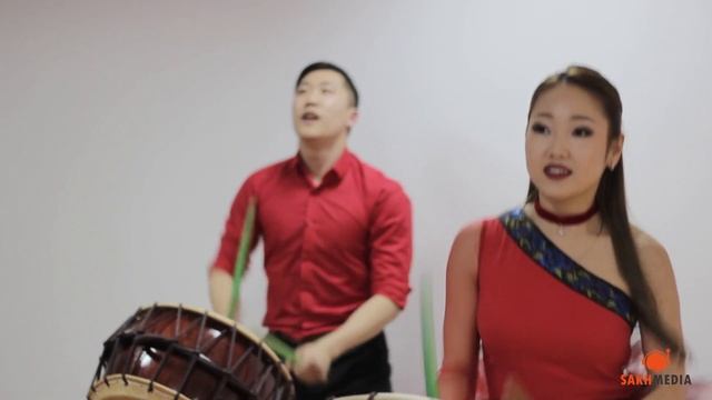 Современная композиция ансамбля корейских барабанщиков "Ханыль" смотреть онлайн