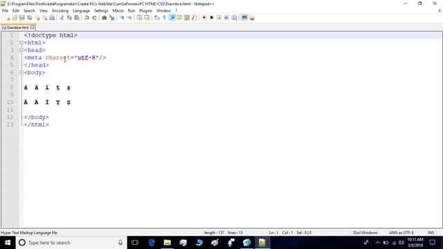 Diacritice văzute în HTML- CSS Ro Lectia 42 Tutorial смотреть онлайн