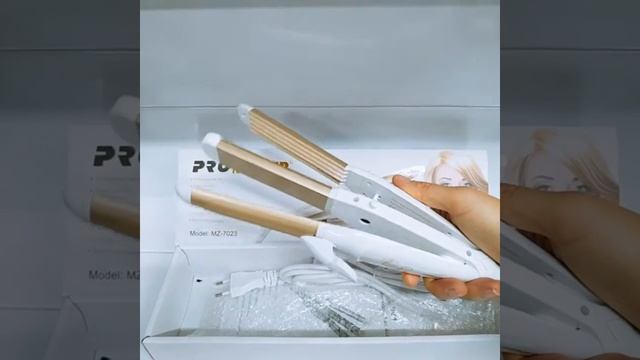 2 в 1 Гофре и утюжок/выпрямитель Pro Mozer MZ 7023 смотреть онлайн
