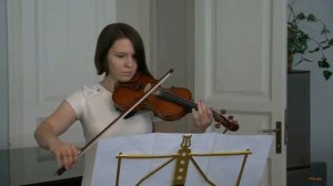 "Концерт для скрипки соль мажор, первая часть" (Фридрих Зейц), Дружкина Елена
