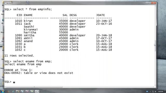 ORACLE 12C Online Training || Class - 6|| by Dinesh смотреть онлайн