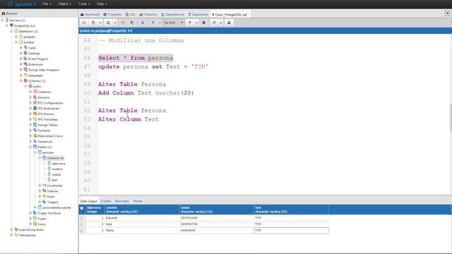 Modificar una Columna - ALTER COLUMN | PostgreSQL #13 смотреть онлайн