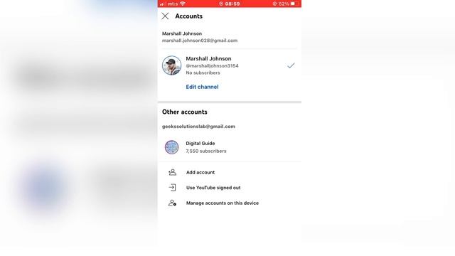 How To Logout Of YouTube Account On Mobile (2024 Update) | Sign Out Of YouTube Account