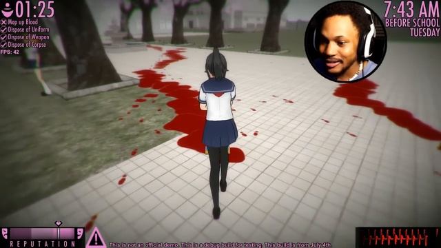 BLOODY BUCKETS AND KIDNAPPING | Yandere Simulator #3 смотреть онлайн