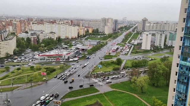 Вид на Санкт-Петербург, проспект Маршала Жукова