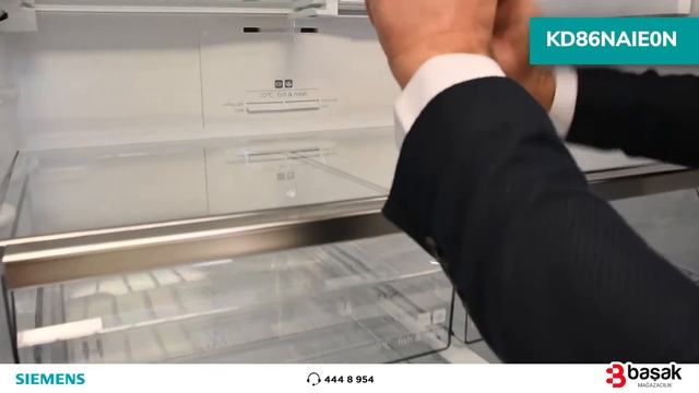 Siemens KD86NAIE0N XXL Inox Nofrost Buzdolabı смотреть онлайн