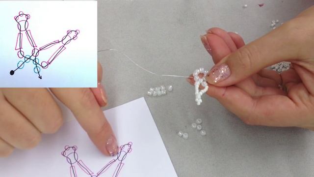 МК: СНЕЖИНКА из БИСЕРА. Tutorial: Beaded snowflake. Очень легко! смотреть онлайн