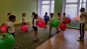 Открытое занятие с детьми подготовительной группы "Фитбол-гимнастика", Загребельная Жанна Викторовн