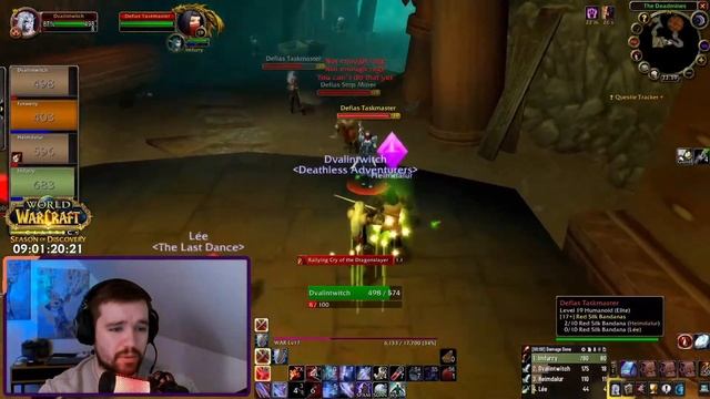 WoW Classic Era Warrior Gameplay Stream | WoW SoD Waiting Room | World Of Warcraft