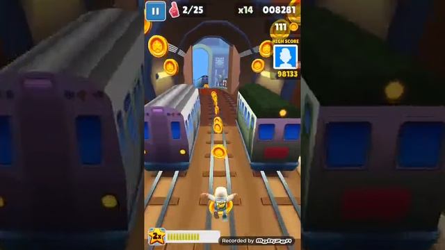 Играю в игру сабвей серф! смотреть онлайн