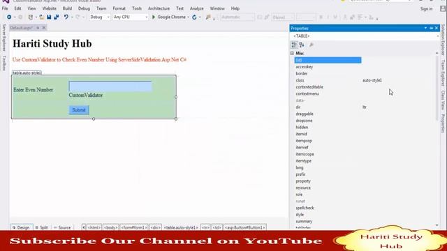 How to Use CustomValidator Control For Input Validation in Asp.Net C# | Hindi | Free Online Classes смотреть онлайн