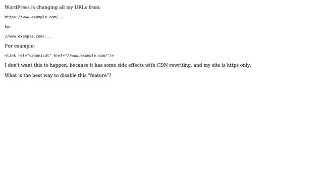 Wordpress: Avoid the removal of "https:" from URLs смотреть онлайн