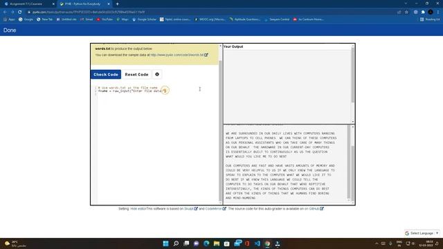 Python Data Structures Assignment 7.1 Solution [Coursera] | Assignment 7.1 Python Data Structures смотреть онлайн