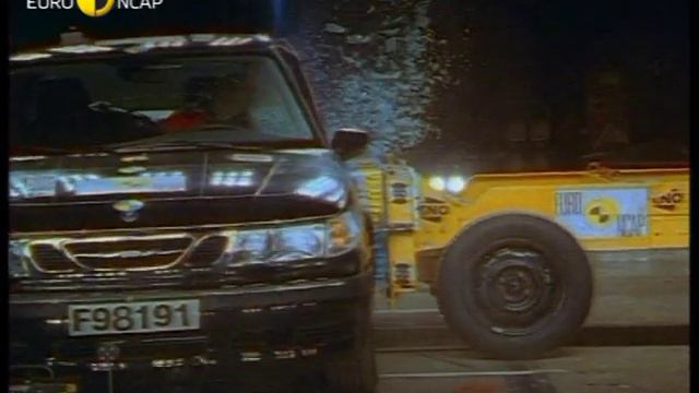 Euro NCAP | Saab 9-5 | 1998 | Crash test смотреть онлайн