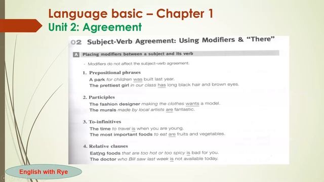TOEFL Junior Basic (A2) - Language _ no 04: Chapter 1 - Unit 2: Agreement смотреть онлайн