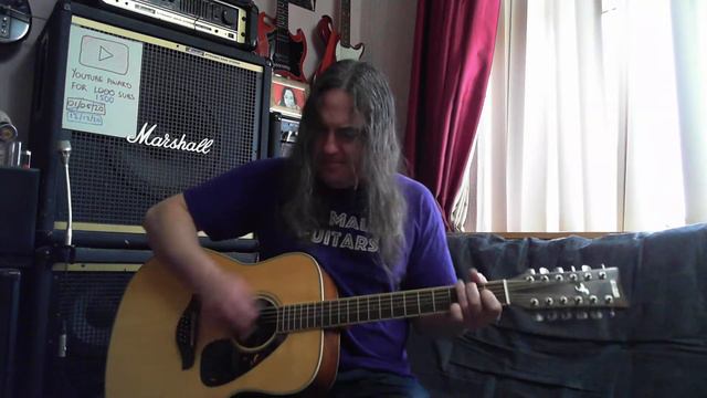 Yamaha FG720-S/12 acoustic 12 string смотреть онлайн
