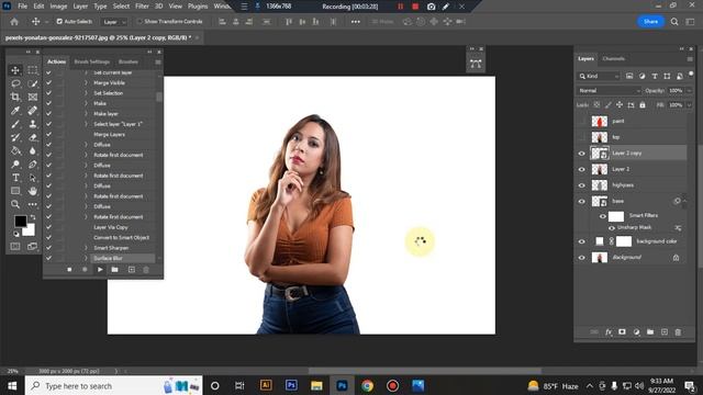 Vector Art Photoshop Action смотреть онлайн
