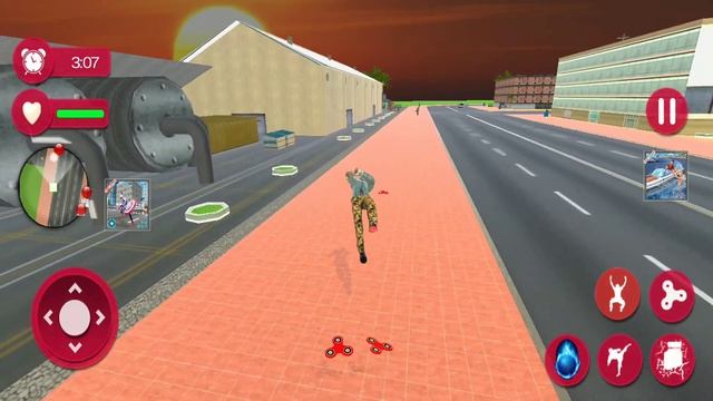Amazing Spider Super Hero Rope Rescue Mission Spider Hero Vs City Gangster Android Gameplay смотреть онлайн